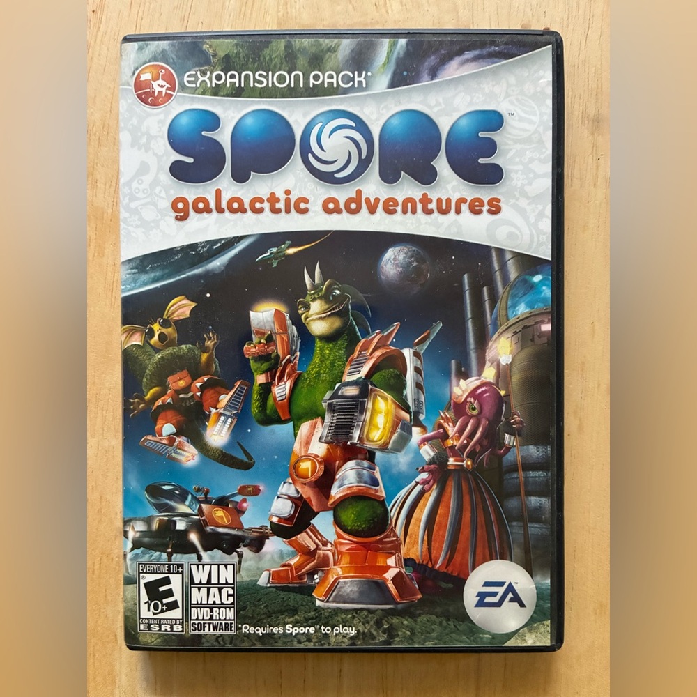 Spore Galactic Adventures Expansion Pack PC Mac DVD-ROM EA Expansion Game 2009